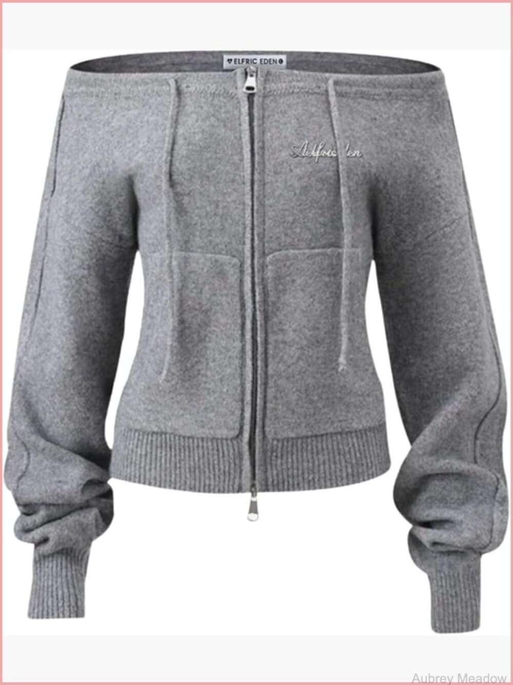 Cropped Cardigan Sweater for Women Open Front Knit Fashion Y2k Fall Outfits